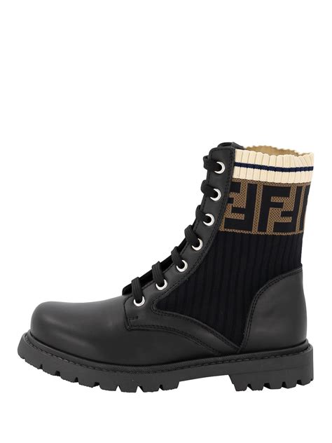 fendi stiefel schwarz|Fendi Phoenix Saks.